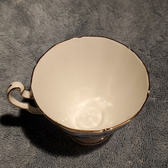 Adderley Tea Cup Nova Scotia Tartan - no saucer VTG Green Blue Tartan Ribbon - Picture 3 of 9